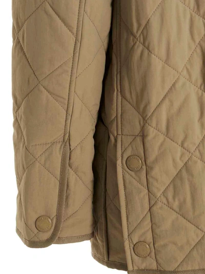 Shop Burberry Quilted Jacket