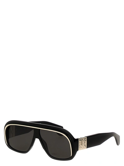 Shop Palm Angels Reedley Sunglasses Black
