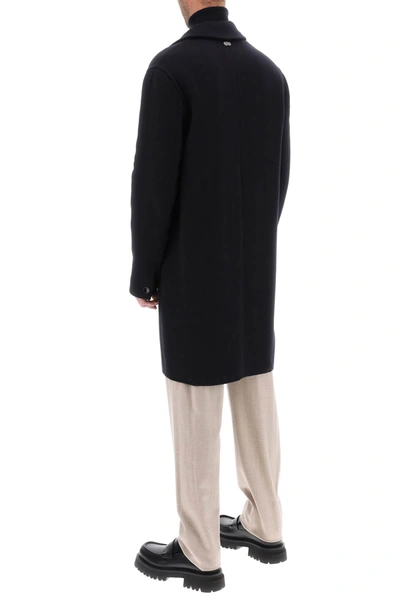 Shop Agnona Single Breasted Coat In Cashmere