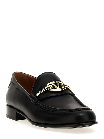 Shop Valentino Garavani Loafers Black