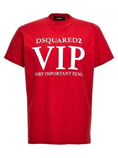 Shop Dsquared2 Vip T-shirt Red