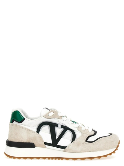 Shop Valentino Vlogo Pace Sneakers Multicolor