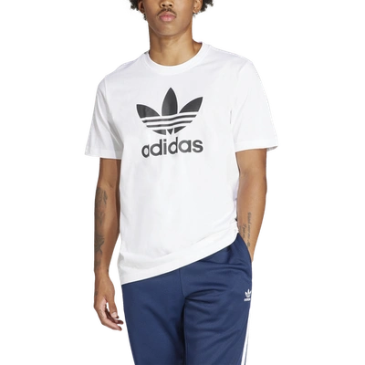 Shop Adidas Originals Mens  Trefoil T-shirt In Black/white
