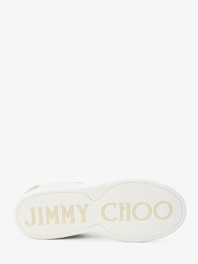 Shop Jimmy Choo Rome F Sneakers In White