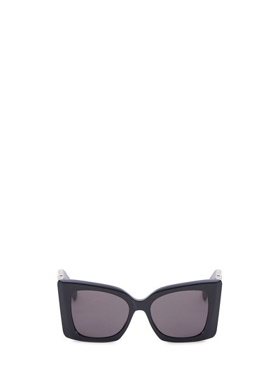 Shop Saint Laurent Sl M119 Blaze Sunglasses In Black