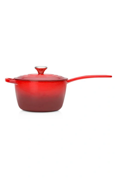 Le Creuset Signature 1.75-quart Enameled Cast Iron Saucepan In Cerise