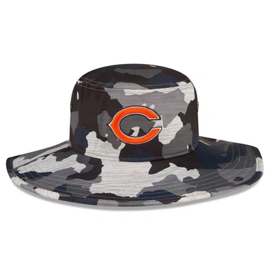 Shop New Era Camo Chicago Bears 2022 Nfl Training Camp Official Panama Bucket Hat