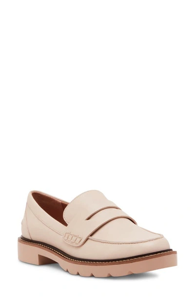 Shop Blondo Waterproof Penny Loafer In Bone Leather