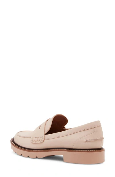 Shop Blondo Waterproof Penny Loafer In Bone Leather