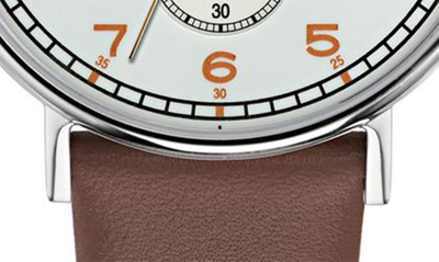 Ted Baker Men's Barnett Backlight Stainless Steel & Leather Chronograph Watch/41mm In Brown