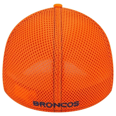 Shop New Era Orange Denver Broncos Team Neo Pop 39thirty Flex Hat