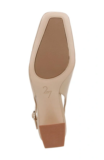 Shop 27 Edit Naturalizer Hunny Slingback Pump In Tan / Warm White Leather