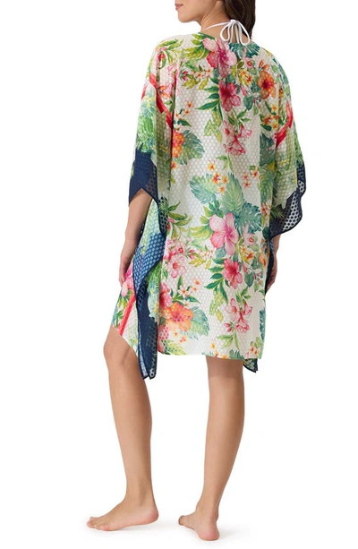 Shop Tommy Bahama Flora Short Tunic Cover-up In White
