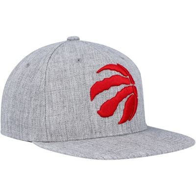 Shop Mitchell & Ness Heather Gray Toronto Raptors Hardwood Classics 2.0 Snapback Hat