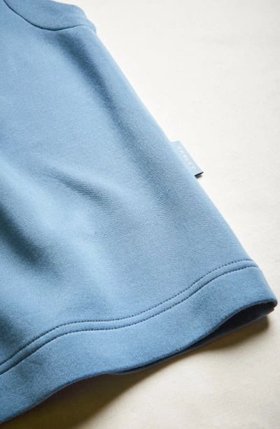 Shop Varley Half-zip Sleeveless Top In Coronet Blue