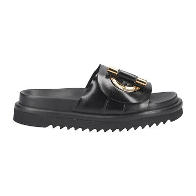 Pre-owned Homers Sandalette 21343, Glattleder, Schwarz, Damen