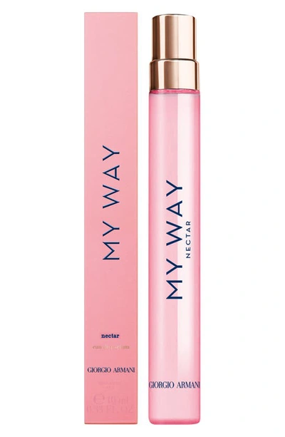 Armani Collezioni My Way Eau De Parfum Nectar Travel Spray 0.34 oz Eau De Parfum Spray