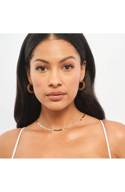 Lana Laser Heart Chain Necklace In Yellow