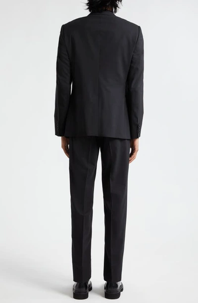 Shop Dolce & Gabbana Martini Fit Stretch Wool Suit In Nero