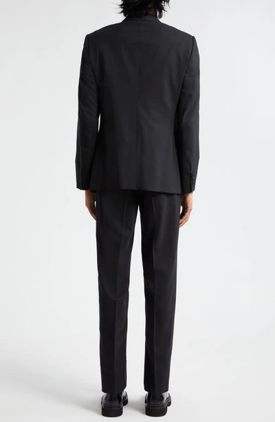 Shop Dolce & Gabbana Dolce&gabbana Martini Fit Stretch Wool Suit In Nero