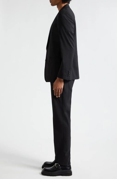 Shop Dolce & Gabbana Martini Fit Stretch Wool Suit In Nero