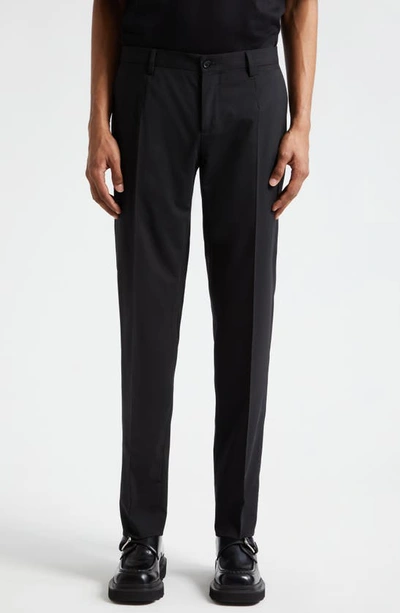 Shop Dolce & Gabbana Martini Fit Stretch Wool Suit In Nero