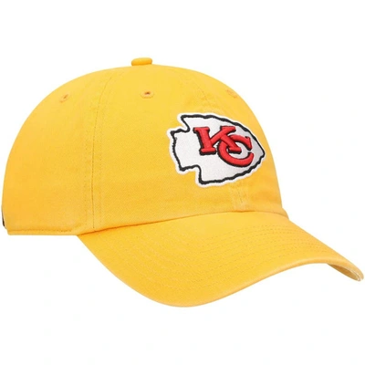 Shop 47 ' Gold Kansas City Chiefs Secondary Clean Up Adjustable Hat