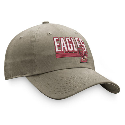 Shop Top Of The World Khaki Boston College Eagles Slice Adjustable Hat