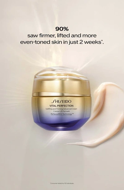 Shop Shiseido Vital Perfection Uplifting And Firming Advanced Cream, 1.7 oz In Refill