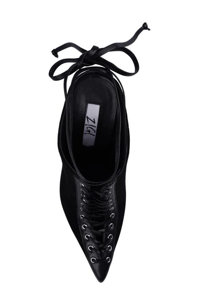 Zigi Mariel Pointed Toe Pump In Black