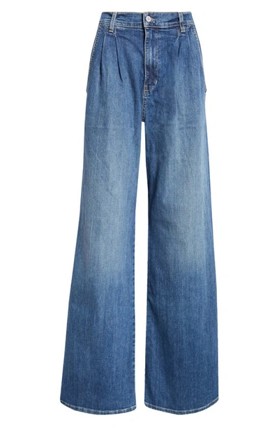 Shop Nili Lotan Flora High Waist Trouser Jeans In Classic Wash