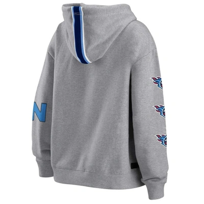 Shop Wear By Erin Andrews Gray Tennessee Titans Full-zip Hoodie