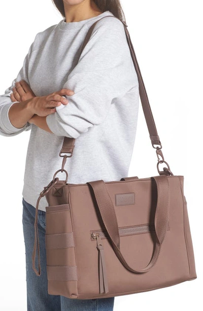 Dagne Dover Large Wade Diaper Tote In Dune