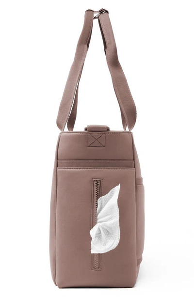 Shop Dagne Dover Large Wade Diaper Tote In Dune