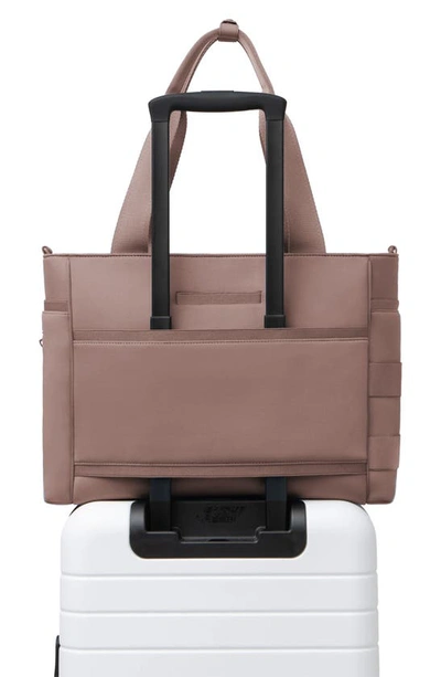 Shop Dagne Dover Large Wade Diaper Tote In Dune