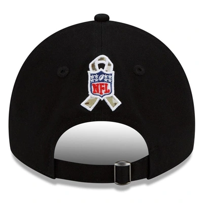 Shop New Era Black Washington Commanders 2022 Salute To Service 9twenty Adjustable Hat