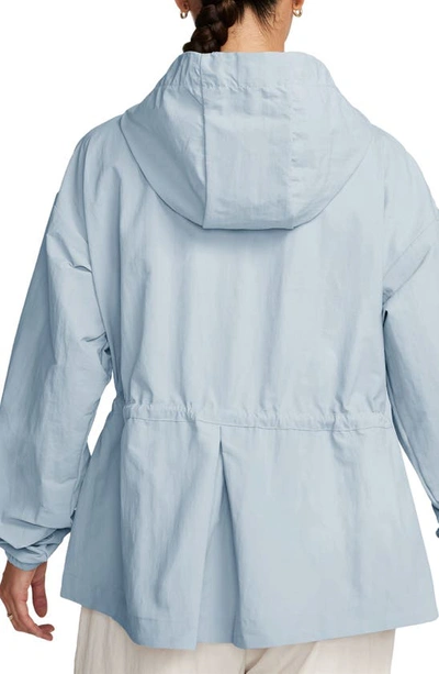 Shop Nike Sportswear Essentials Lightweight Jacket In Light Armory Blue/ Sail
