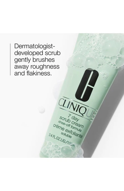 Clinique 7 Day Scrub Cream Rinse&ndash;off Formula For All Skin Types 100ml