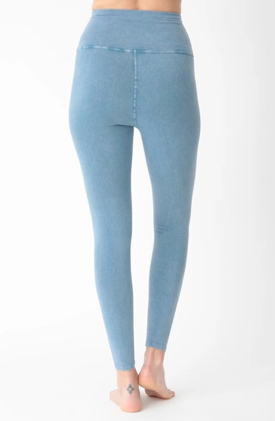 Shop Electric & Rose Sunset Leggings In Stone Blue