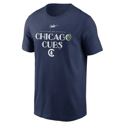 Shop Nike Navy Chicago Cubs Wordmark Local Team T-shirt