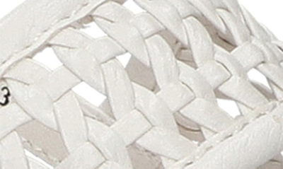 Bella Vita Xannon Block Heel Slingback Sandal In White