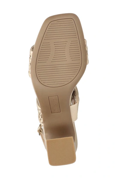 Bella Vita Xannon Block Heel Slingback Sandal In Champagne