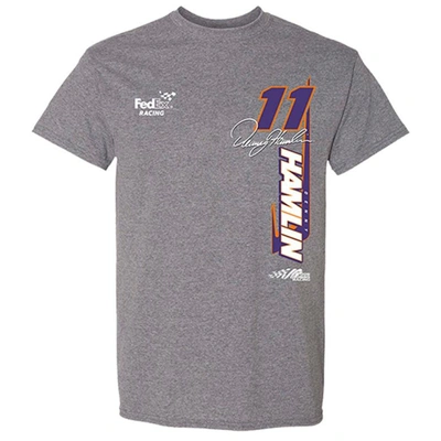 Shop Joe Gibbs Racing Team Collection Heather Gray Denny Hamlin Car T-shirt