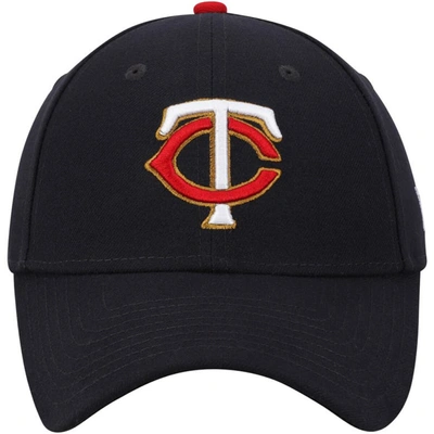 Shop New Era Navy Minnesota Twins The League Road 9forty Adjustable Hat