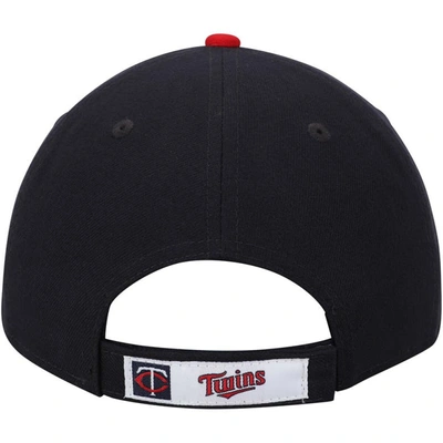 Shop New Era Navy Minnesota Twins The League Road 9forty Adjustable Hat