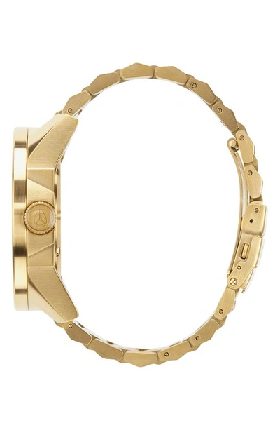 Nixon The Corporal Bracelet Watch, 48mm In Gold