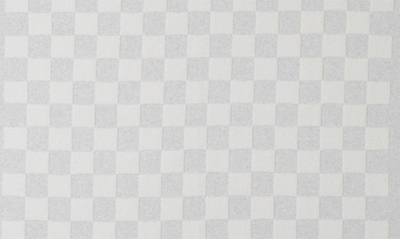 Barefoot Dreams Cozychic Cotton-blend Checkered Throw Blanket In Gray-cream