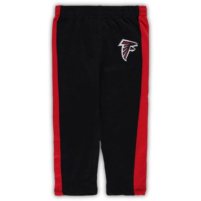 Shop Outerstuff Infant Red/black Atlanta Falcons Little Kicker Long Sleeve Bodysuit & Pants Set