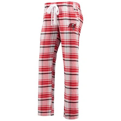 Shop Concepts Sport Red/black Tampa Bay Buccaneers Accolade Flannel Pants