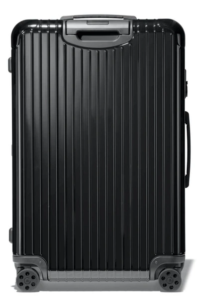 Shop Rimowa Essential Check-in Large 30-inch Wheeled Suitcase In Black